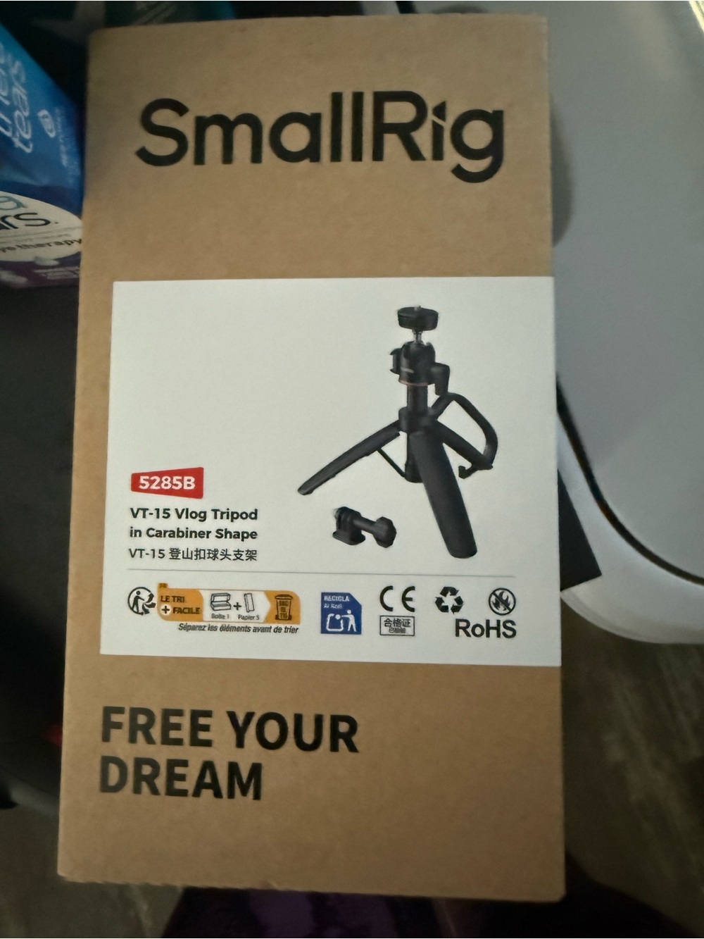 VT-15 Vlog Tripod in Black - 5285B